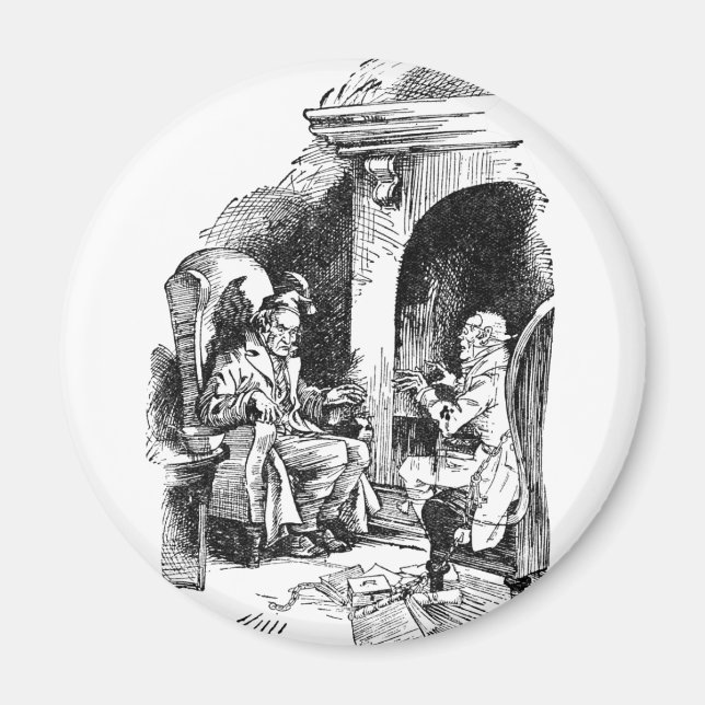 Haunted by Three Spirits Magnet (Front)