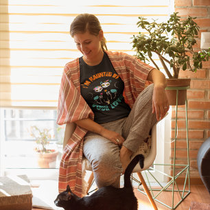 Haunted by Your Love Sugar Skull Cats Tri-Blend Shirt