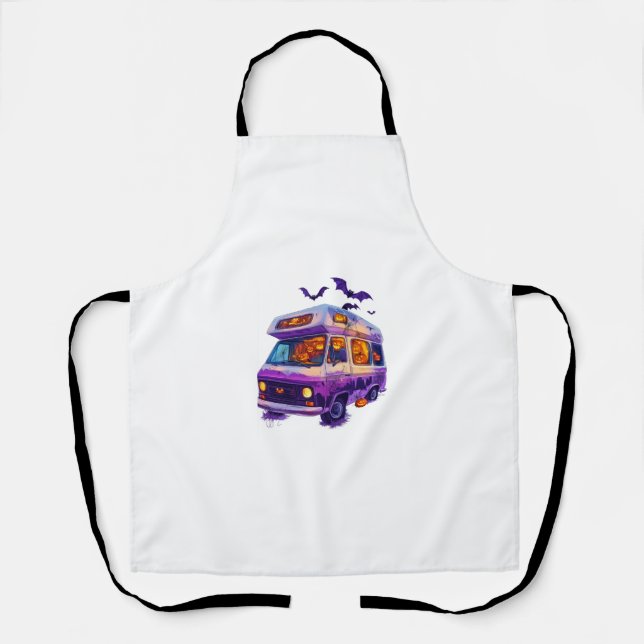  Haunted Camper Van Apron (Front)