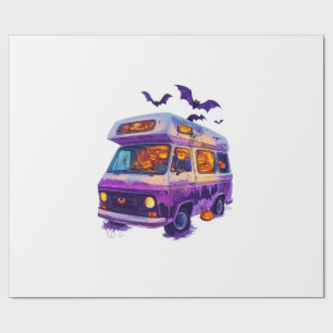  Haunted Camper Van Wrapping Paper