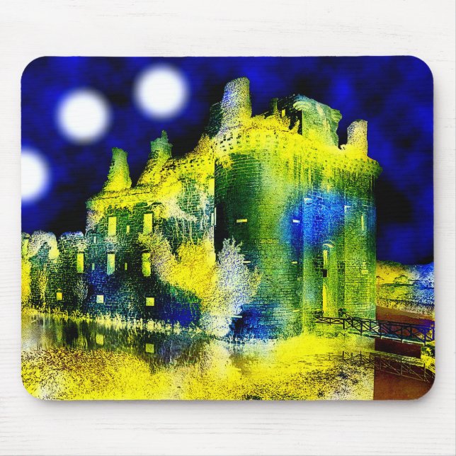 Haunted Castle art Mouse Mat (Front)