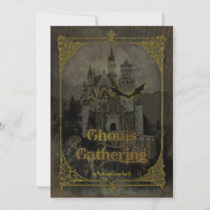 Haunted Castle Halloween Party Invitation