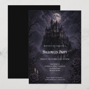 Haunted Castle Halloween Party invitation