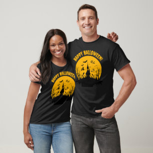 Haunted Castle Happy Hallowen T-Shirt