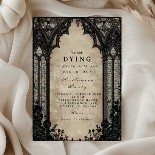 Haunted Cathedral Arch Halloween Invitation