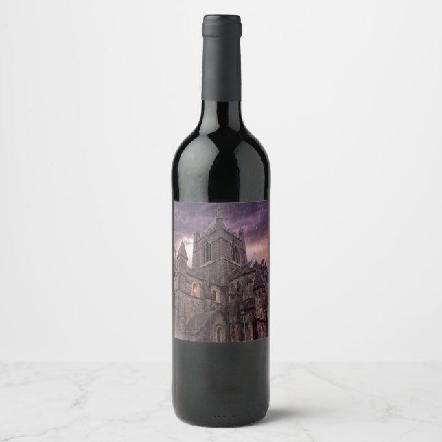Haunted Cathedral Wine Label (Front)
