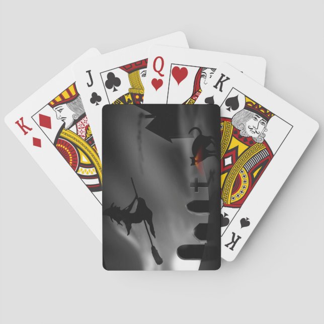 Haunted Cemetery - Playing Cards (Back)