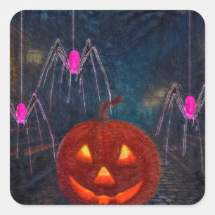 Haunted Colours Square Sticker