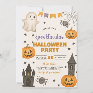 Haunted Costume Trick-or-Treat Invite