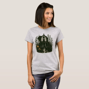 Haunted Cottage T-Shirt – Gothic Cottagecore House