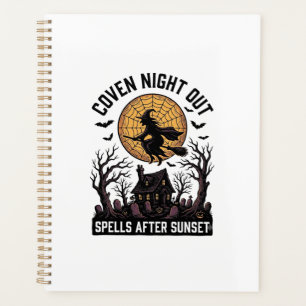 Haunted Coven Shirt Vintage Witch House Halloween Planner