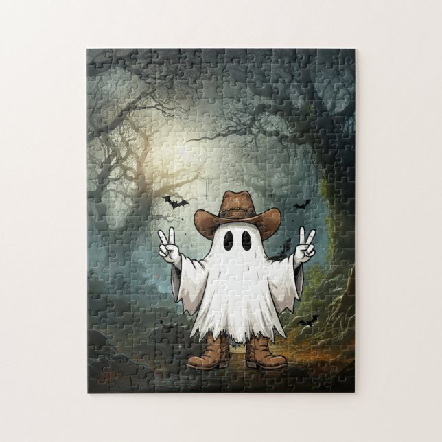 Haunted Cowboy Jigsaw Puzzle (Vertical)