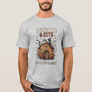 Haunted & Cute Little Witch House - Funny Hallowee T-Shirt