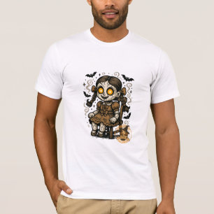 Haunted Doll – Halloween Cartoon T-Shirt