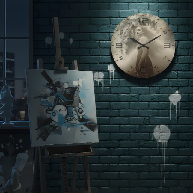 Haunted Elegance Wall Clock (Creator Uploaded)