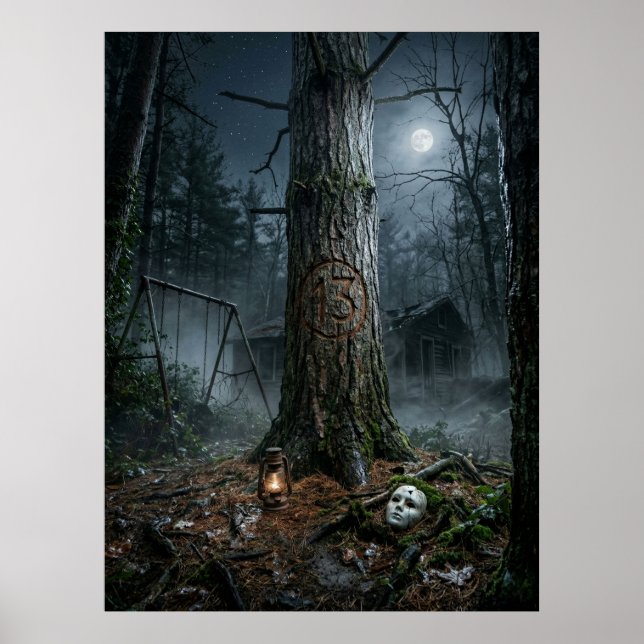 Haunted Forest Camp Midnight Poster (Front)