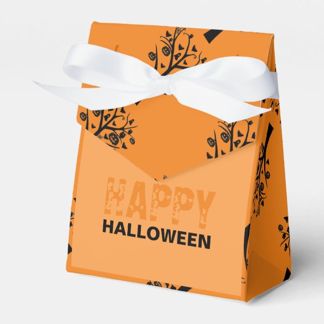 Haunted Forest, Halloween Favour Box (Front Side)