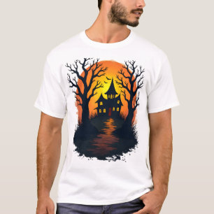 Haunted Forest � Spooky Halloween Nature Tee