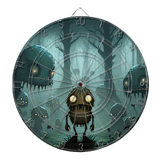 Haunted Forest - Spooky Monsters Dartboard