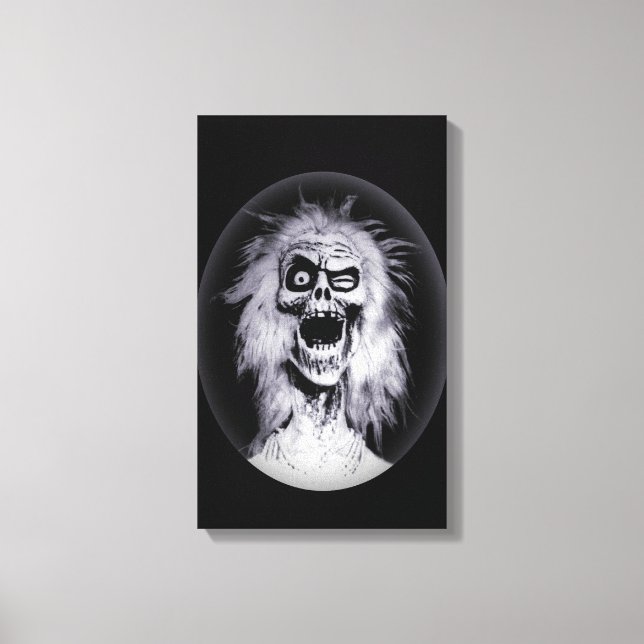 Haunted Ghost Matriarch Mansion Portrait Canvas Print (Front)