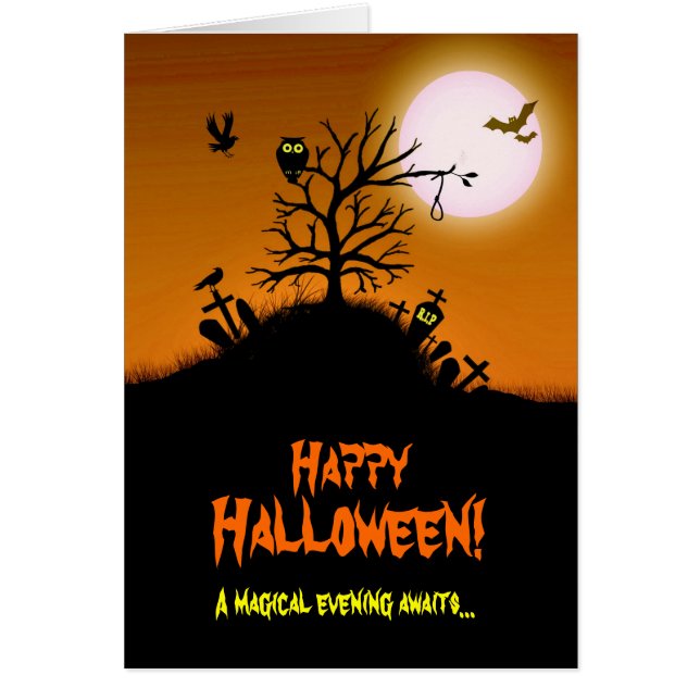 Haunted Grave Yard Halloween (Front)