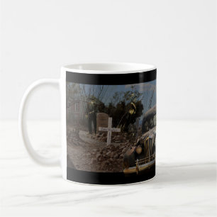 Haunted Graveyard in Tombstone Coffee Mug