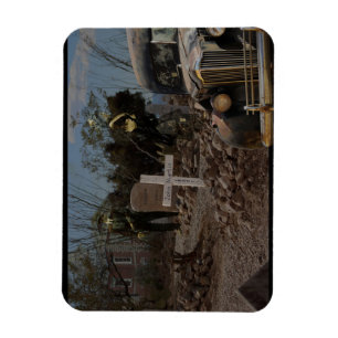 Haunted Graveyard in Tombstone Magnet