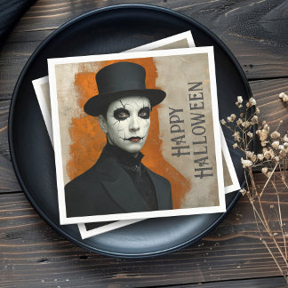 Haunted Halloween Adult Costume Party Napkin
