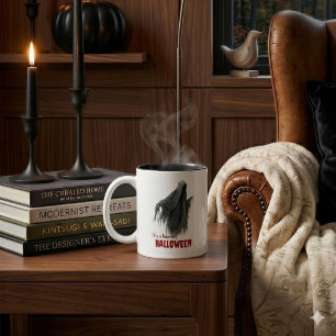 Haunted Halloween Ghost Accent Coffee Mug