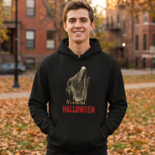 Haunted Halloween Ghost Men's Pullover Hoodie
