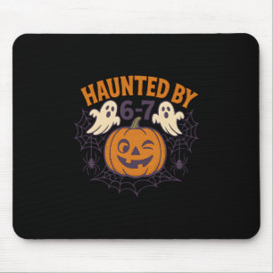 Haunted Halloween Haunted 67 Number 67 Six Seven M Mouse Mat