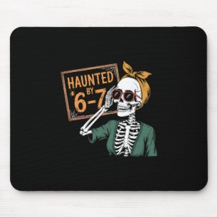Haunted Halloween Haunted 67 Number 67 Six Seven M Mouse Mat