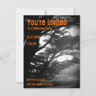 Haunted Halloween Invitations