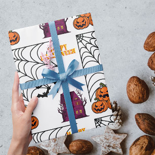 Haunted Halloween Night Wrapping Paper