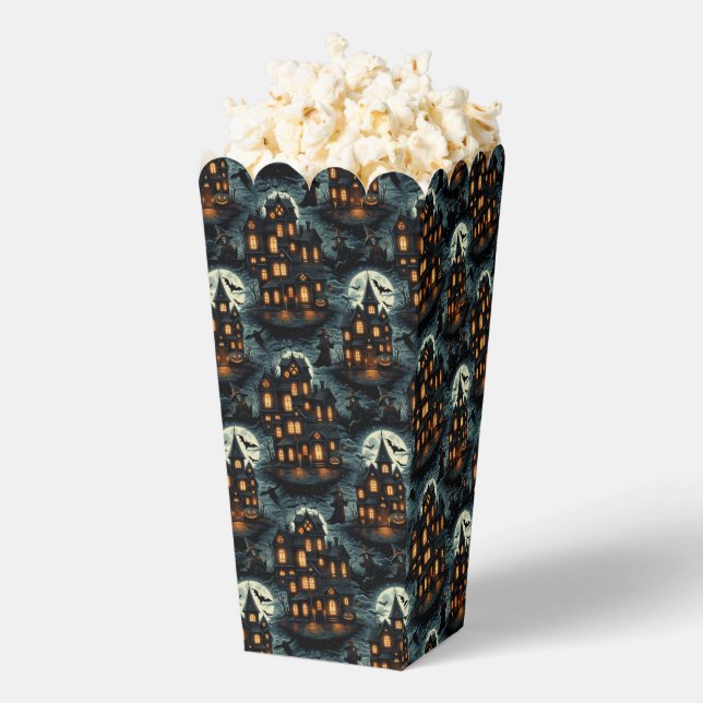 Haunted Halloween Scene Favour Box (Popped)