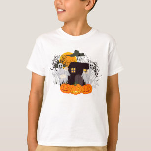 Haunted Halloween Scene T-Shirt
