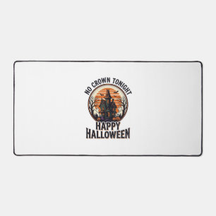 Haunted Halloween Shirt With Spooky Manor Art_1 Desk Mat