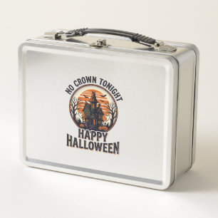 Haunted Halloween Shirt With Spooky Manor Art_1 Metal Lunch Box