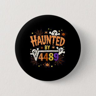 Haunted Halloween Skeleton Haunted Six Seven Numbe 6 Cm Round Badge