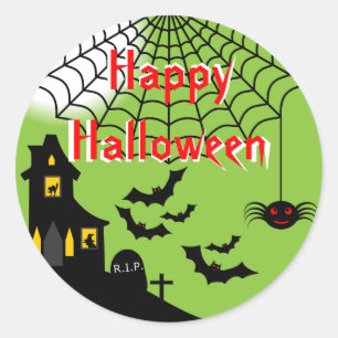 Haunted Halloween Stickers