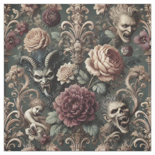 Haunted Harmonics – Gothic Statement Tile Fabric