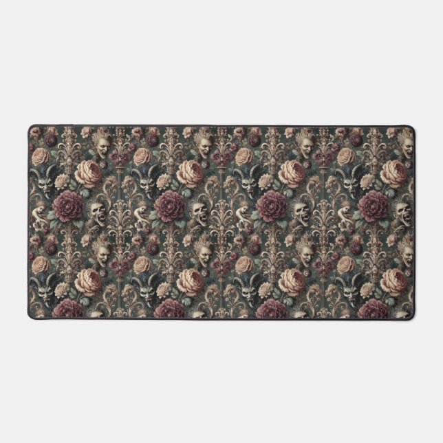 Haunted Harmonics – Gothic Victorian  Desk Mat (Front)