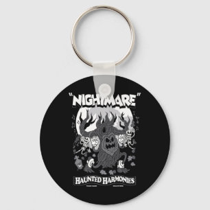 Haunted Harmonies - Vintage Cartoon Halloween - Cr Key Ring
