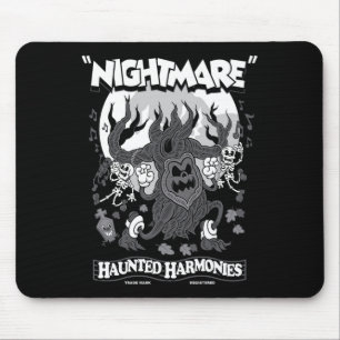 Haunted Harmonies - Vintage Cartoon Halloween - Cr Mouse Mat