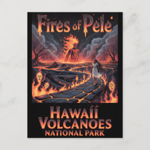 Haunted Hawaiʻi Volcanoes National Park Poster Postcard