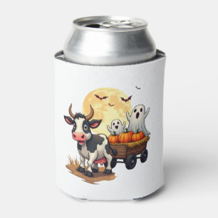 Haunted Hayride Cow Can Cooler