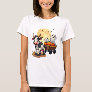Haunted Hayride Cow T-Shirt