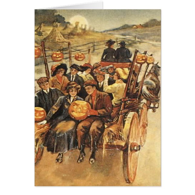 Haunted Hayride Jack O' Lantern Pumpkin Moon (Front)