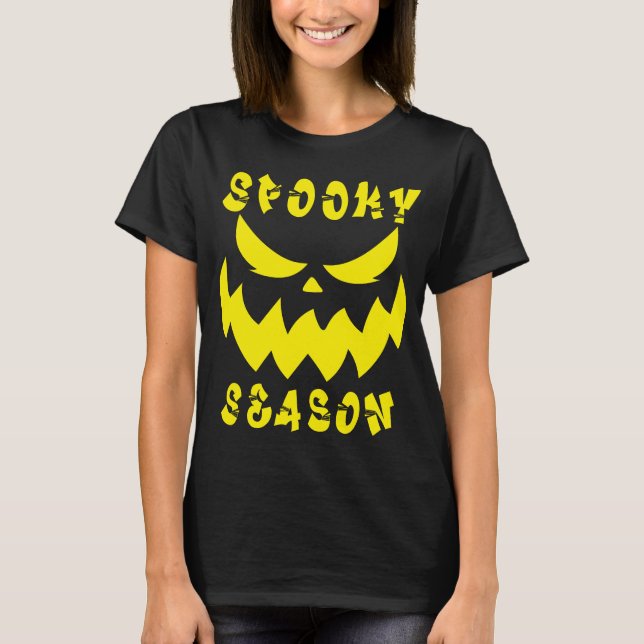 Haunted Heart: Spooky Season Fashion T-Shirt (Front)