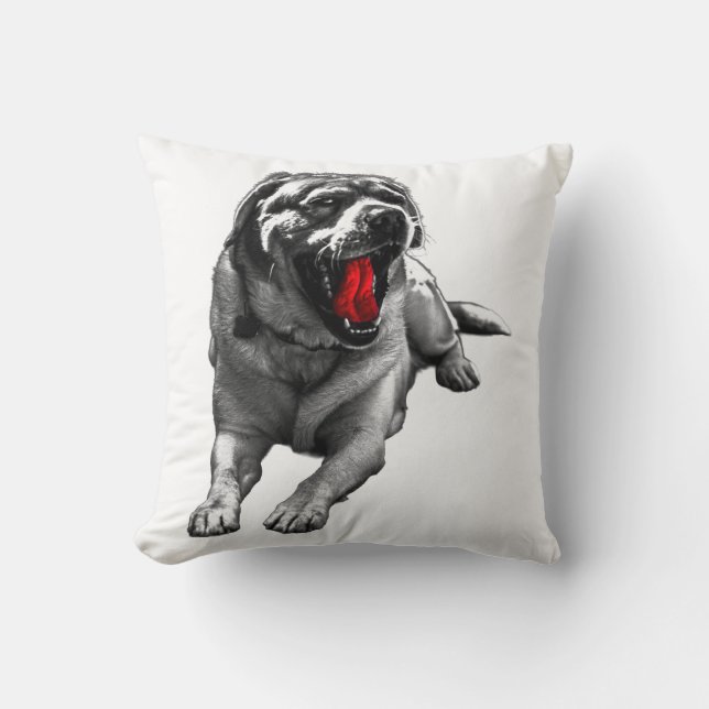 Haunted Hearth Hound Cushion (Front)